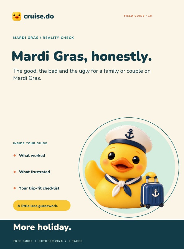 Cover of Mardi Gras, honestly.