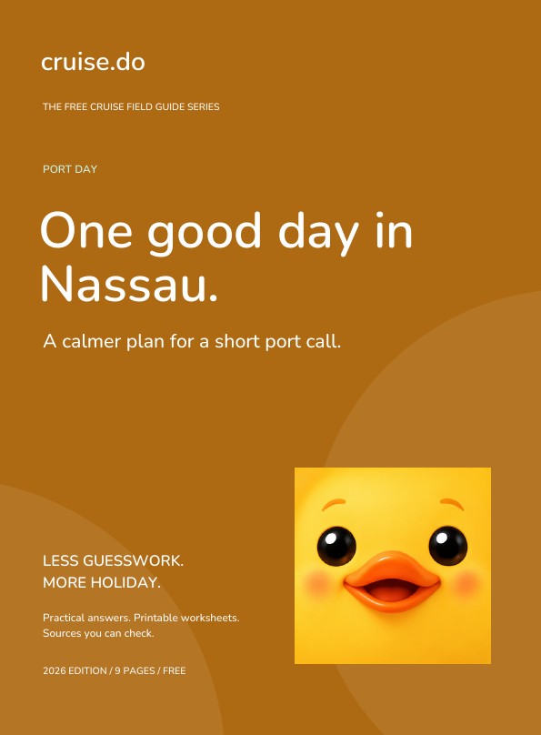 Cover of One good day in Nassau.