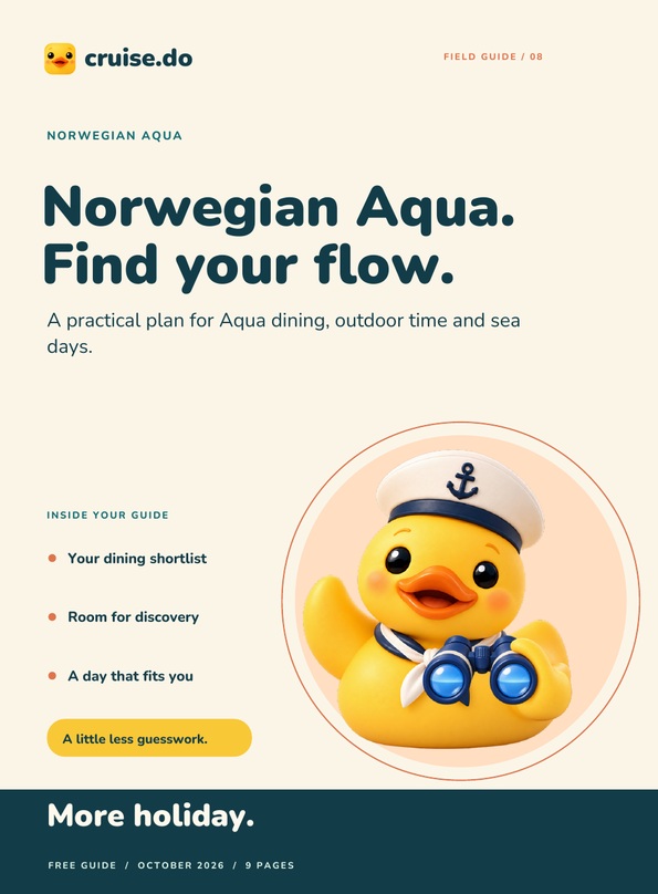 Norwegian Aqua. Find your flow. ebook cover